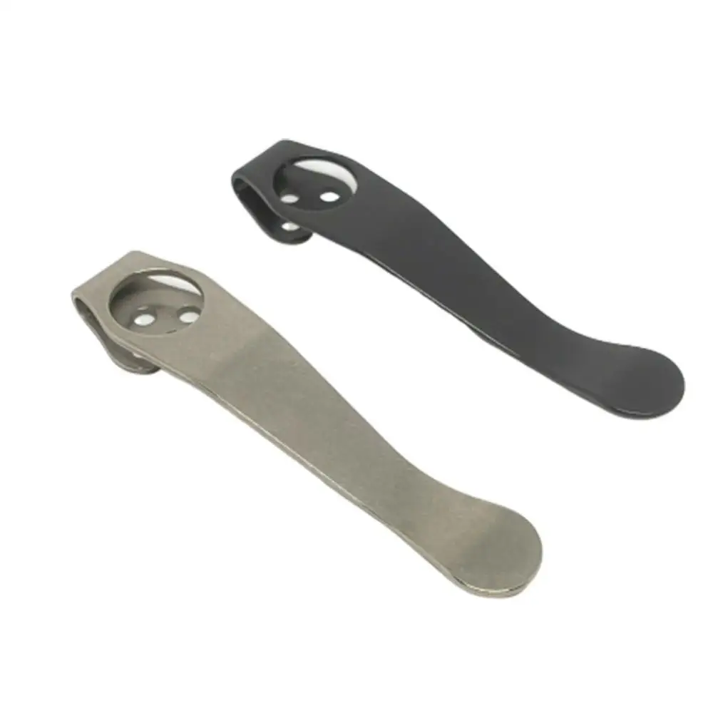 Titanium Pocket Knife Clip Kydex Back Clips Waist Clip For C81 C10 C11 3-hole Design Folding Knife Back Clips pocket knife clip