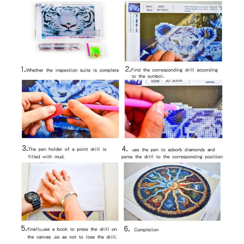 5D Full Diamond Paintings Book Embroidery Cross Stitch Kit DIY Room Decor Rhinestone  Crafts  Q6PE
