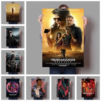 

2019 Reying Movie Terminator: Dark Fate quality Home Art Decor posters living wall art Kids Room Decor canvas painting K521