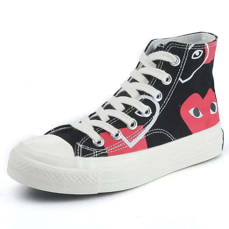 Zapatos planos de piel sintética para mujer, zapatillas transpirables con corazones, informales, color blanco, para otoño, 2021