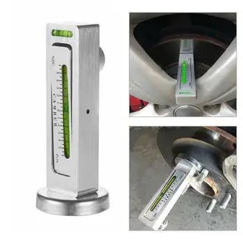 

Car Four Wheel Alignment Strong Magnetic Level Gauge Adjustment Camber Tool Tool Magnet Positioning Goniometer Car Aid E7C1
