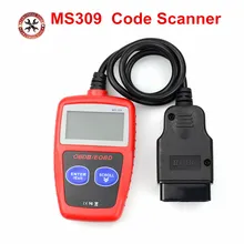Skaner kodów MS309 magistrala can OBD2 samochodowy czytnik kodów EOBD OBD II narzędzie diagnostyczne MS 309 z wieloma językami darmowa wysyłka
