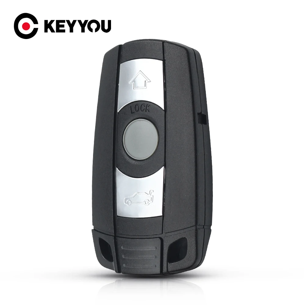 KEYYOU Smart Remote Car Key Shell 3 Buttons Case Cover Fob For BMW 1 5 6 Series E90 E91 E92 E60 E70 E71 E72 E82 E87 E88 E89 | Автомобили и