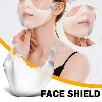 

Anti-pm2.5 Protective Combine Plastic Reusable Clear Face Mask Transparent mask visible lip language mascarillas