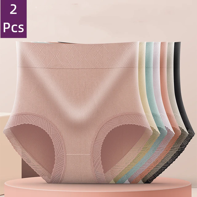 Cotton Underpants Intimates Lingerie  Cotton Underwear Women Seamless -  2pcs/set - Aliexpress