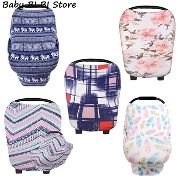 

New Mom Nursing Scarf Canopy Breastfeeding Multifunction Wrap Cape Baby Infant Stroller Safety Seat Cover