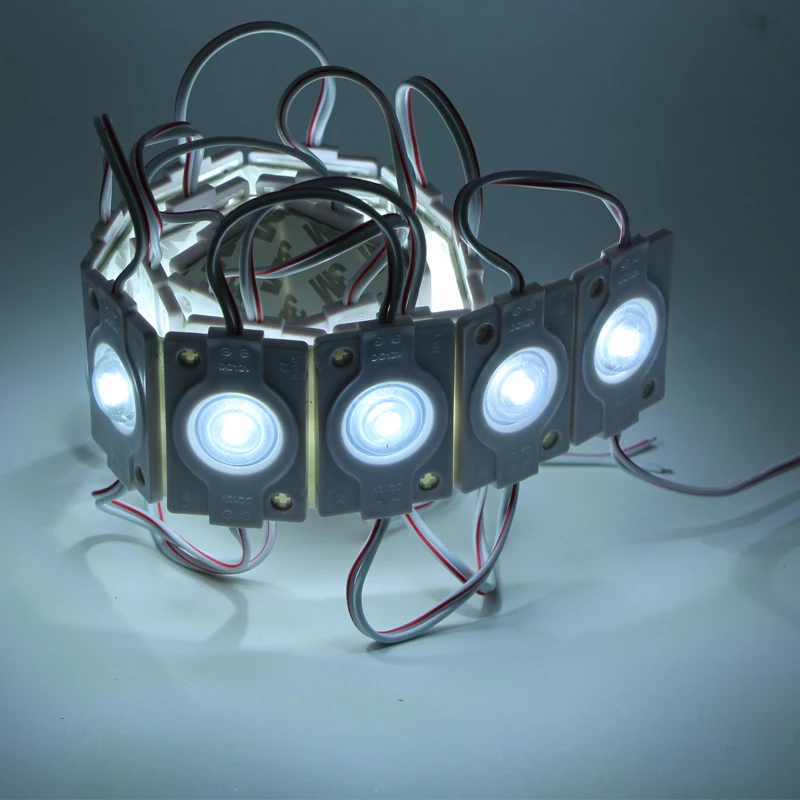Super Bright 3030 LED Module Light Strip Tape Lamp COB 12V Injection PVC Mini Small Size Cover IP65 Waterproof Back Sign 20PCS