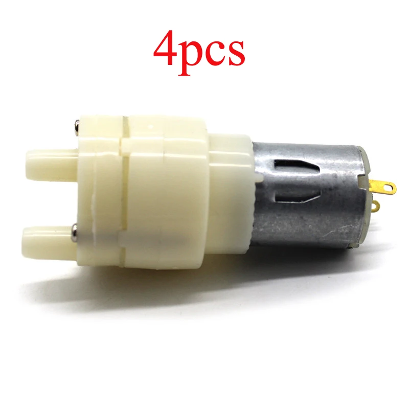 

4PCS DIY Homemade Motor Watering Tool Miniature 280 Water Pump Aquarium Pumper DC 3.7V Connect 7*10mm Silicone Tube for RC Model
