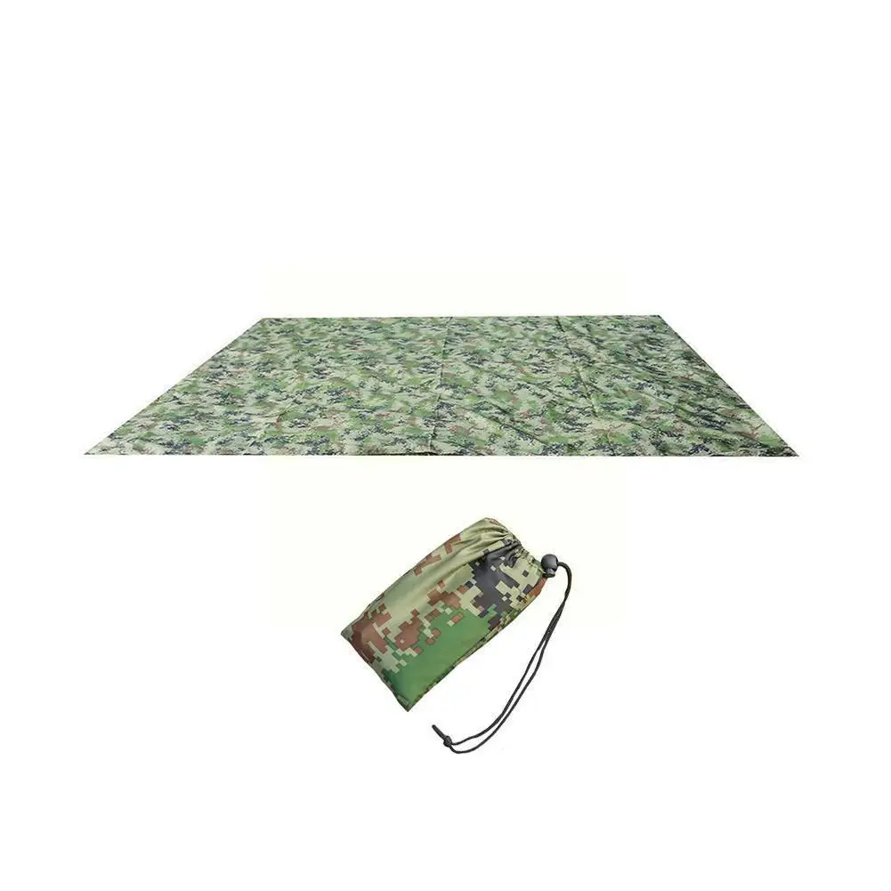 Ultralight Camping Camouflage Shelter 100 X 145cm Hunting Tent Outdoor Awning Waterproof Canopy Tarp Camp K9N0 Free Storage Bag