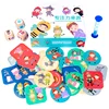 Logic Game Children Matching Toys Character Pattern Color Matching Board Games Memory Concentration Training Educational Toys 2