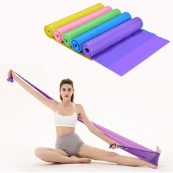 Yoga Exercise Elastic Band 150Cm Rubber Pilates Exercise Elastic Band Indoor and Outdoor Training Exercise Fitness Equipment