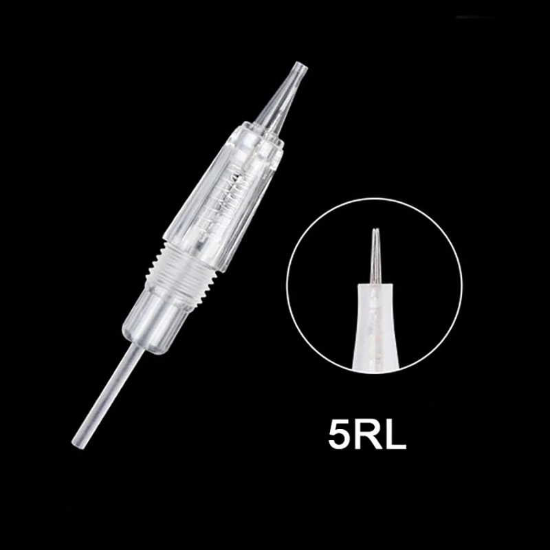 100 шт революционные Иглы для татуировки, Перманентный макияж, Catridges для татуировки, набор игла для бровей 1RL, 3RL, 5RL, 7RL, 3F, 5F, 7F