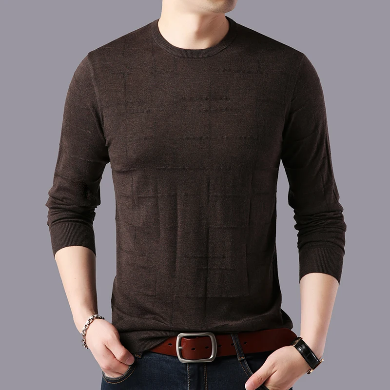 Winter Mens Sweaters 2019 Men Smart Casual O Neck Sweater Men Long Sleeve Pullover Male Jumper Sweater Fashion Clothes M-3XL
