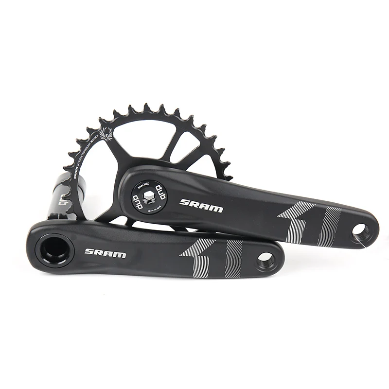 SRAM X1 1000 EAGLE Crankset 12 Скоростей DUB 34T стальная цепь 170 мм 175 мм MTB велосипедный шатун того же уровня, что и SX EAGLE Crank - Цвет: 34T 175 no BB