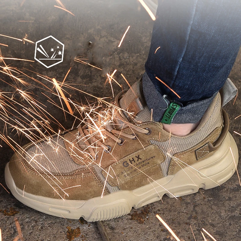 2025 Work Safety Shoes Steel Toe Anti-puncture