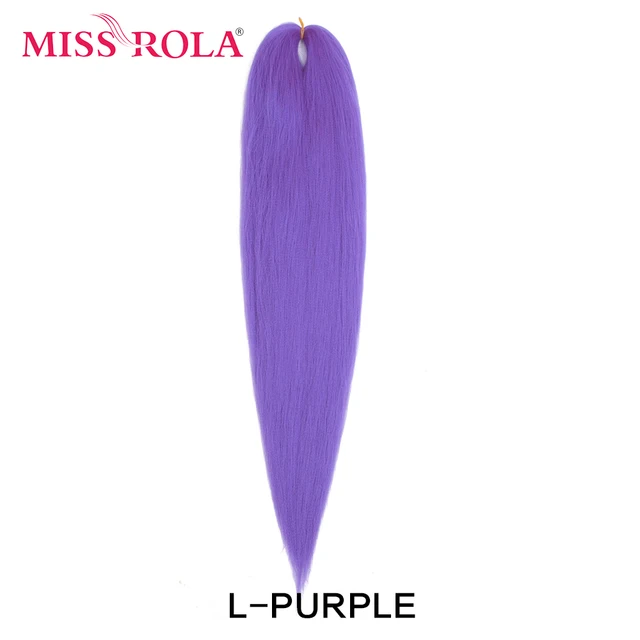 Miss Rola Synthetic Wholesale Bulk 5 Pieces 24 Inch 100g Stretched Jumbo Braiding Hair Kanekalon Pink Twist Braid Hair Extension 6/613