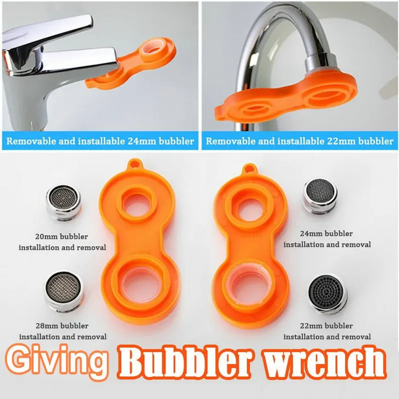 Water Saving Bubbler Sprayer Brass Threaded Faucet Aerator Polished Replacement Part Faucet Bubbler Sprayer for Bathroom Kitchen