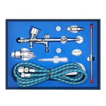 

ABVP Mini Airbrush Airbrush Kit For Nails Makeup Airbrush For Cake Decorating 9Cc 0.2/0.3/0.5Mm Airbrush Set Painting Modelling
