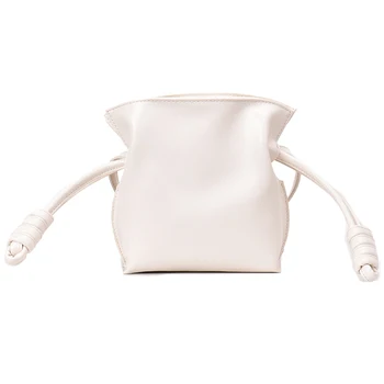 

Korean Version Of the Simple Mini Bucket Bag Drawstring Casual Shoulder Bag Fashion Wild Messenger Bag
