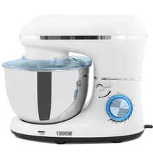 1300W 5.5L Нержавеющая сталь чаша с 10 скоростями Кухня Еда миксер крем взбивалка для яиц блендера торт Тесто Для Хлеба Смеситель Maker машина