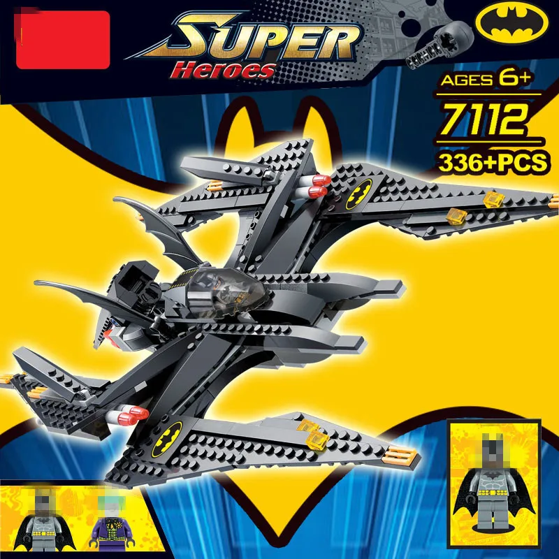 Ceny 336 sztuk Bat Fighter superbohaterowie Bat man Clown Building klocki dla dzieci boże narodzenie prezenty zestawy plastikowych modeli kompatybilny Legoinglys