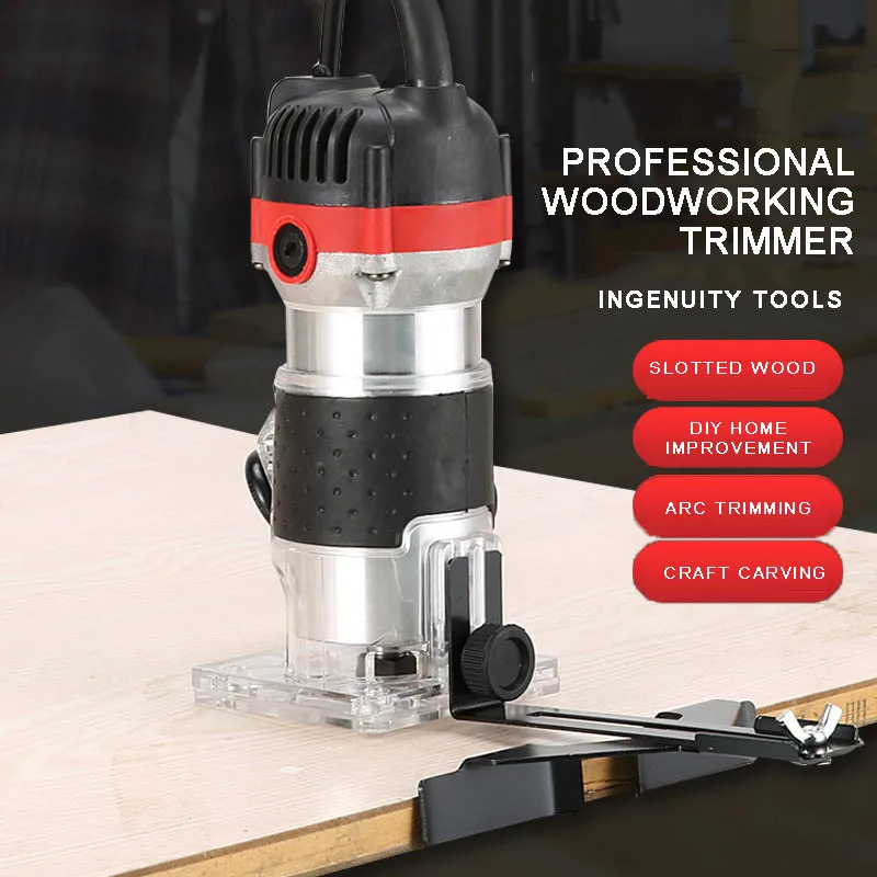 

Woodworking Trimming and Grooving Machine Engraving Machinery Wood Milling and Wood Grooving Machine Power Tool Trimming Machine