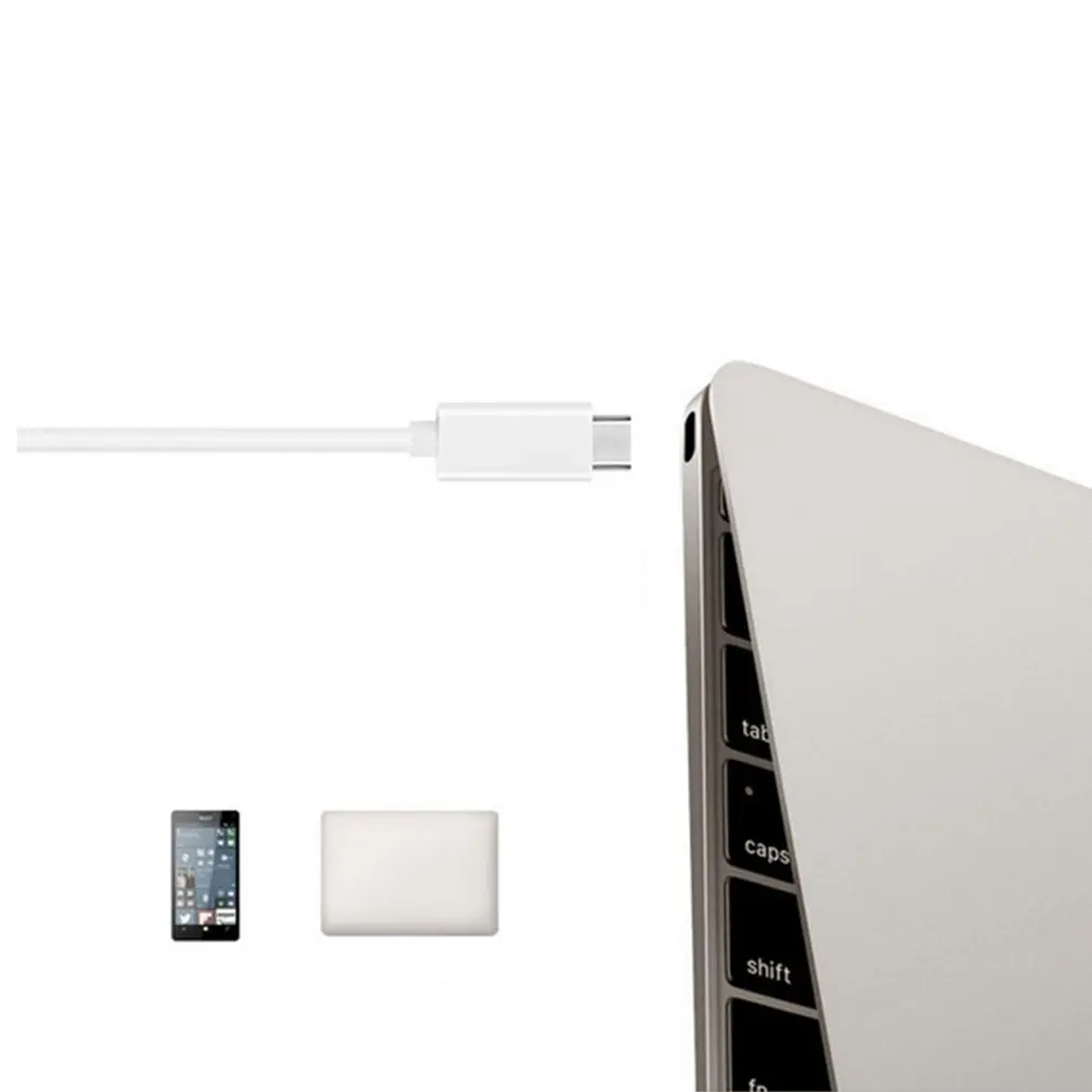 3 в 1 портативный конвертер USBC в HDMI 3,1 type c в hdmi HDMI/USB 3,0/type C адаптер type-C Алюминиевый для Macbook