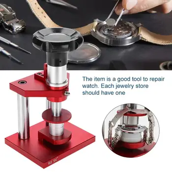 

Watch Repair Tool Screw Type Precise Crystal Press Watch Back Case Cover Press Tool with 20 Dies Pressing Repair Watchmaker Tool