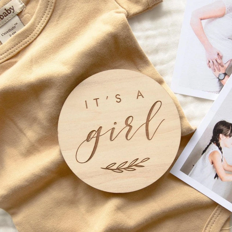 

Объявление о последующем ребенке It's A Boy/Girl, деревянный знак, декор для детской комнаты, 20 шт.