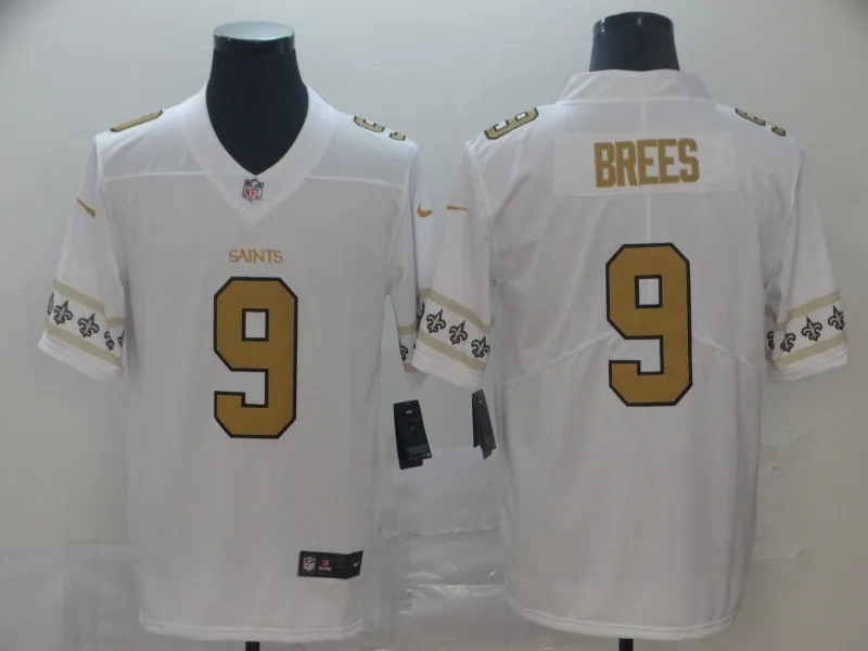 For men Мужской Орлеан высокого качества Saints Drew Brees Джерси - Цвет: For men