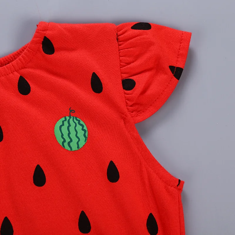 Baby Bodysuits for girl  Baby Girl Summer Clothes Rompers with Hat Ruffle Flying Sleeve Fruit Honey Bee Costume Infant Unisex Sleeveless One Piece Outfit best baby bodysuits