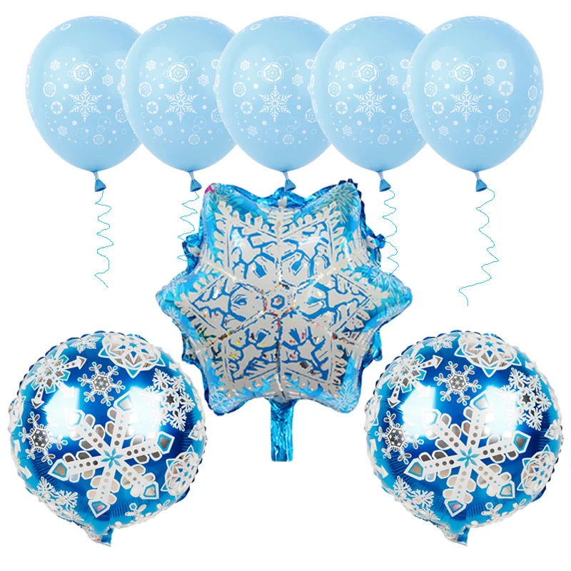 Рождественские воздушные шары снежинка латексный прозрачный воздушный шар