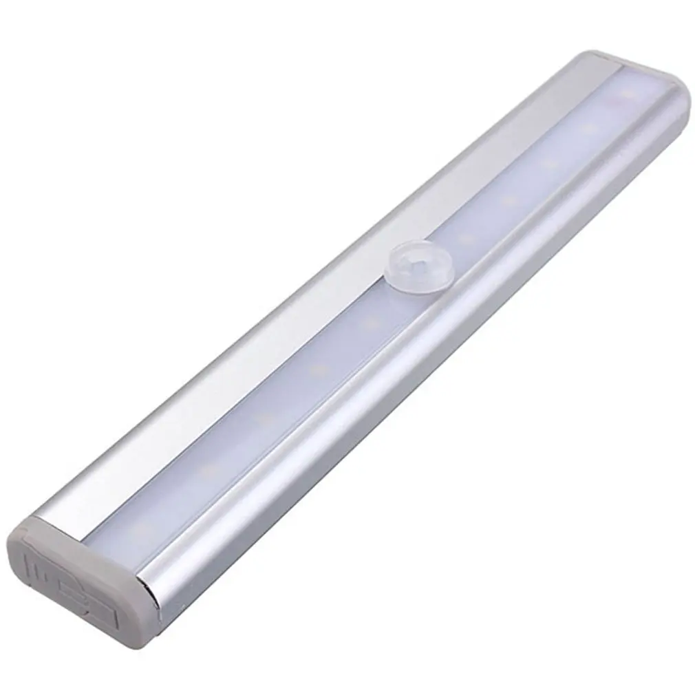 

10 LED Lights Tubular Auto PIR 600MW Lamp with Body Infrared Induction Sensor 100° Induction Angle
