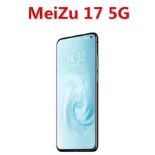 DHL Fast Delivery Meizu 17 5G Smart Phone Android 10.0 30W Super Mcharge Snapdragon 865 Octa Core 64.0MP 90HZ Screen Fingerprint