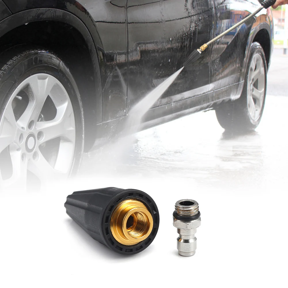 

7mm 3600psi 1/4 Inch Quick Connect Turbo Spray Nozzle For High Pressure Washer Intense Clean Universal Connection Accessories