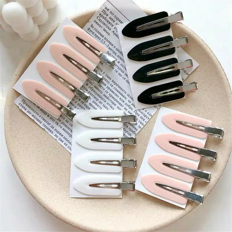 

Fashion Hair Accessories Hair No Crease Clips Styling 4Pcs Clip Women Makeup Pin No Bend