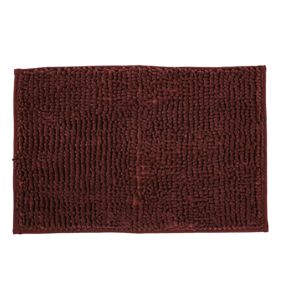 Dark brown Теплый Яркий Декоративный водопоглощающий домашний пол для гостиной ковер «шениль» пушистый Прямоугольный Коврик для спальни диван Синель ковер - Цвет: Dark brown