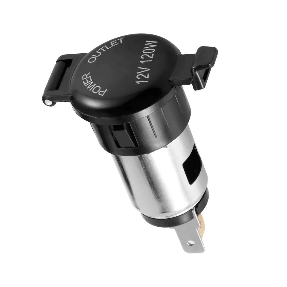 

Waterproof Cigar Lighter Socket 12-24V Power Plug Female Plug Adapter Motorcycle Car Truck Power Multi-function Tiny waterproof.