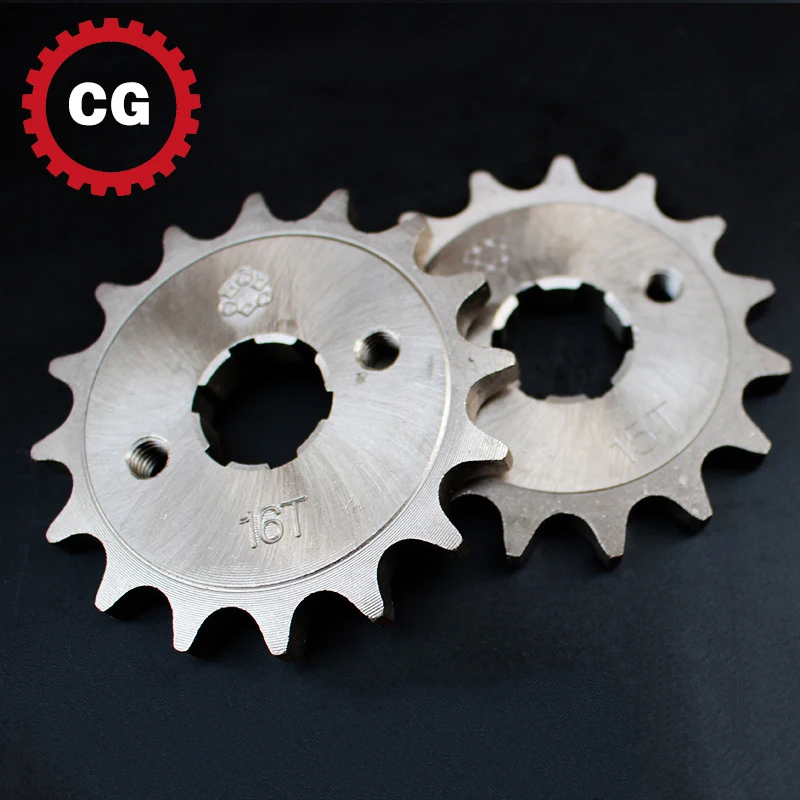 1Pcs Nickel Alloy Steel 428 14T 15T 16T 17T Tooth Sprocket for Loncin CG125 CB125 CBT125 Dirt Pit Bike Moped Scooter Motorcycle