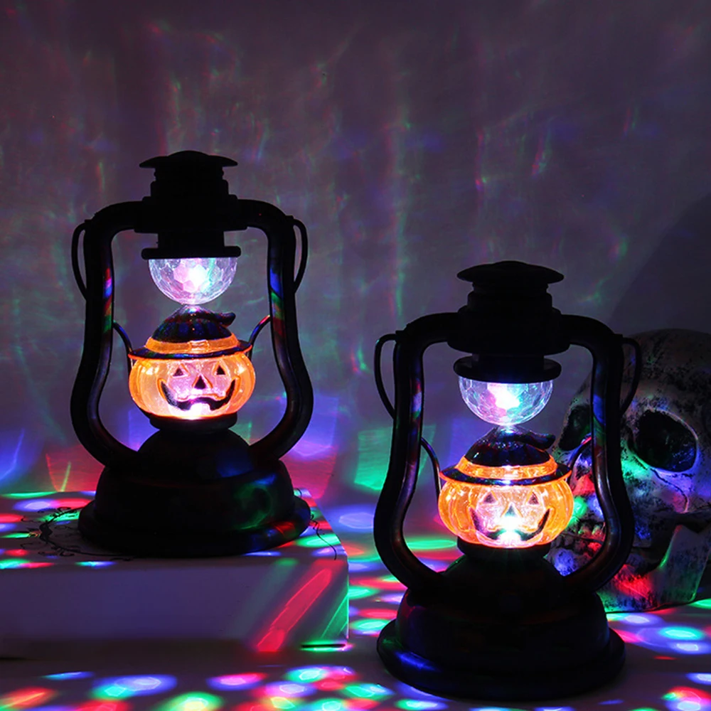 

Halloween Festival Decorative Night Light Pumpkin Lantern Candies Decoration Lamp Holiday Bar Party LED Home Props