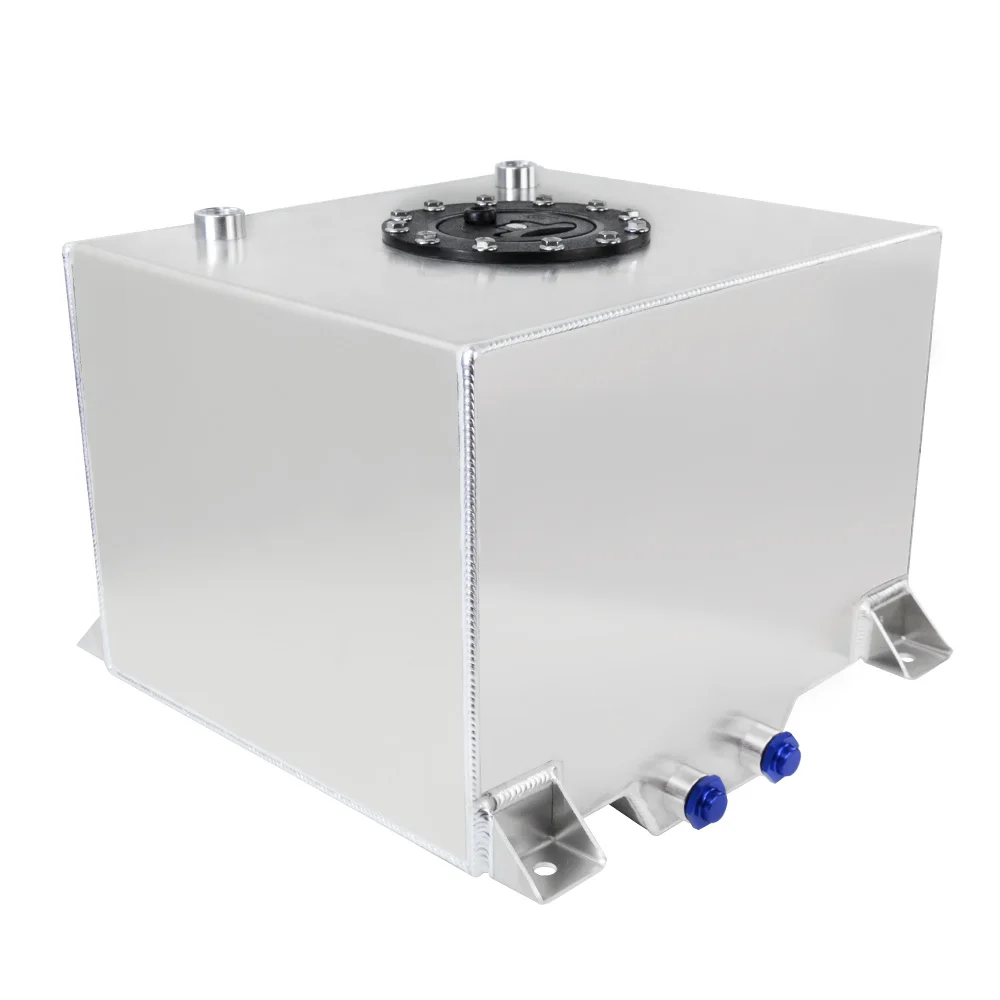 US $58.90 Wlr Racing 30l Aluminium Fuel Surge Tank Mirror Polished Fuel Cell Foam Inside Without Sensor WlrTk67