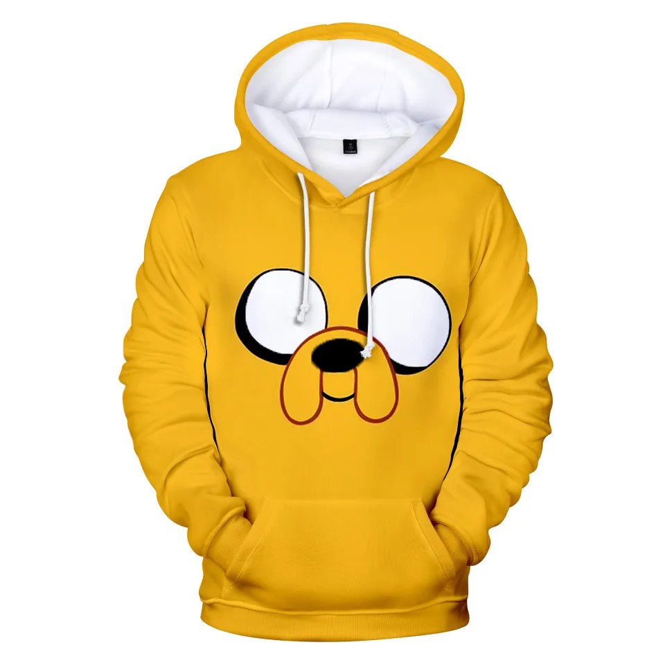 Толстовка Finn and Jake The Dog Face для мужчин и женщин 3D толстовки уличная одежда мужская