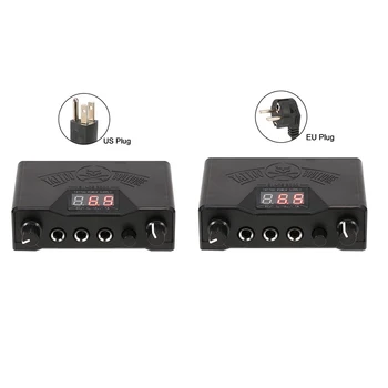 

Double Led Display Tattoo Power Supply Permanent Makeup for Tattoo Machine Tattoo Kits Black