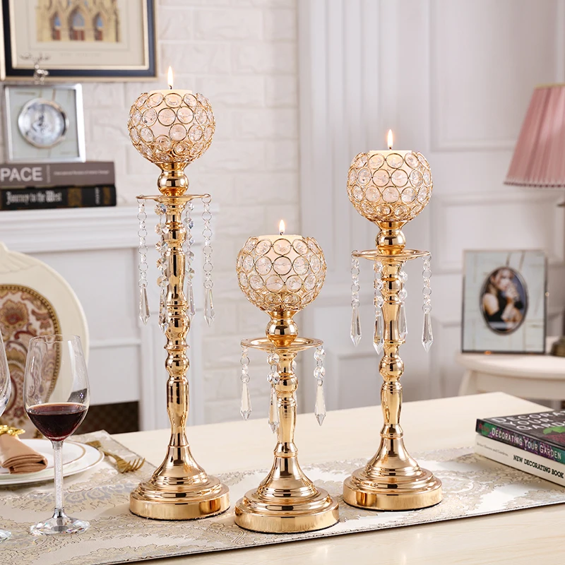 Candlelight Dinner Props Candleholder American Table Romantic