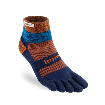 Five-finger Sneakers Socks Trail Midweight Mini-Crew Cross-country Wear-resistant Quick-drying Warm Outdoor Hiking Mens Socks