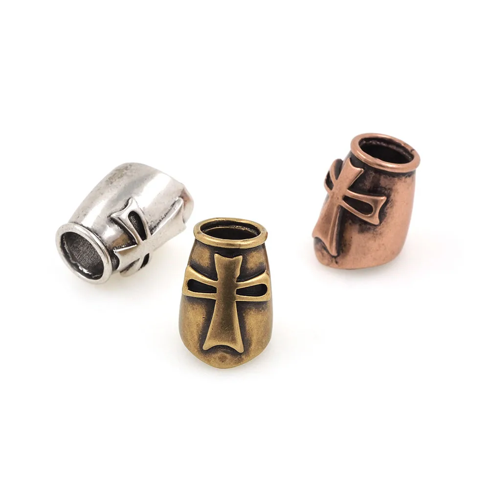 

Antique Copper Cross Helmet Spacer Beads for Bracelets Necklaces Pendants Jewerly Making 17x12x13.5MM