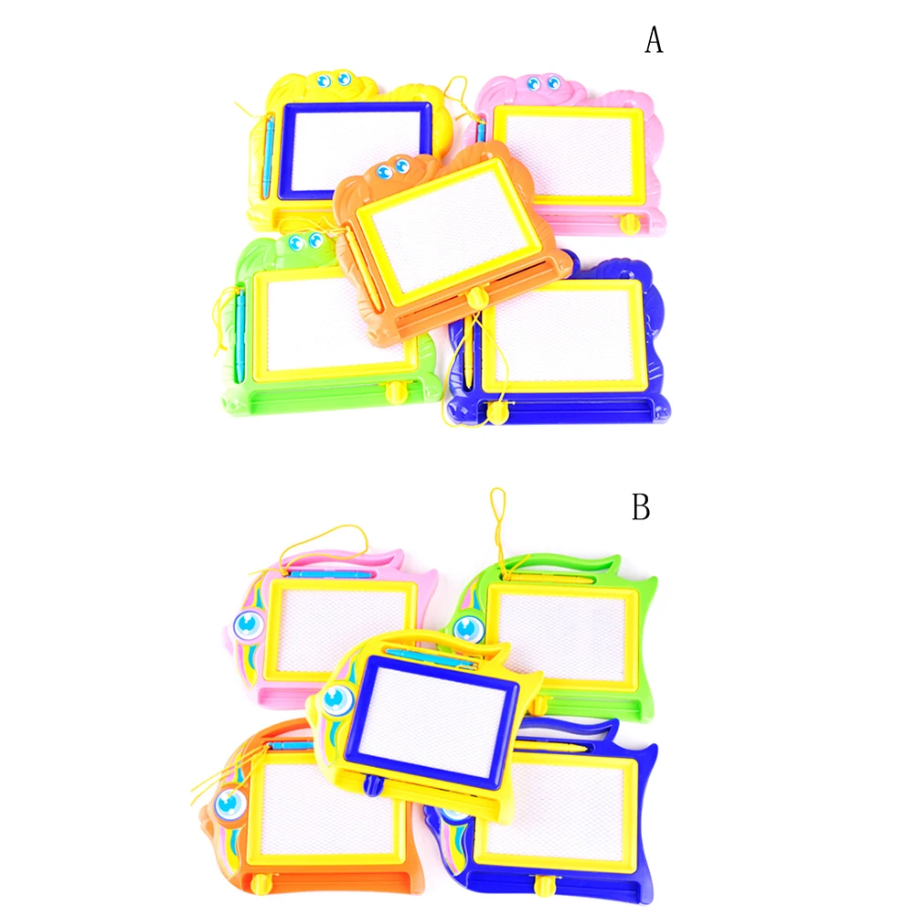 1PC Children Writing Doodle Stencil Painting Magnetic Drawing Board Set Learning & Education Toys Hobbies Gift for Kids 6