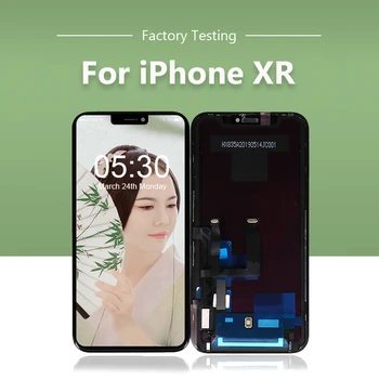 

10pc/lot LCD Complete for iPhone XR Display Touch Screen Digitizer Assembly for iPhone XR Screen Free Shipping by DHL EMS