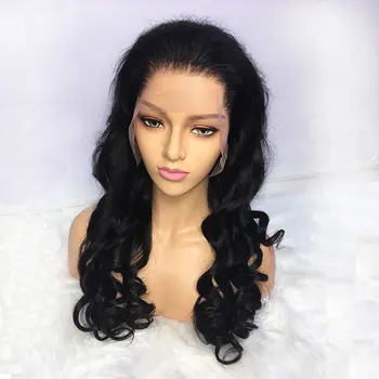 

ALIBELE 13x4 Pre Plucked Lace Front Human Hair Wigs For Black Women Remy Wig Malaysian Loose Wave Lace Front Wig 150 Density