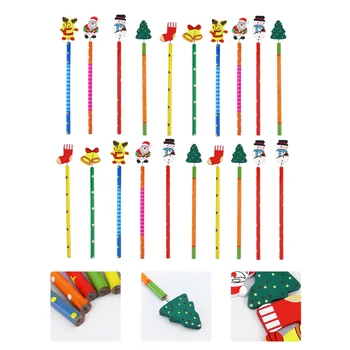 

20Pcs Wood Pencil High Quality Durable Sturdy Prime Lovely Pencil Christmas Pencil Student Pencil for Xmas Kid